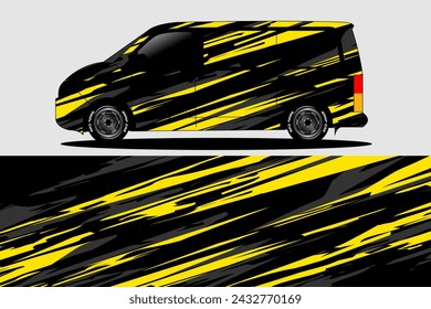 van wrap design Design of wraps, stickers and decals in vector format