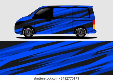 van wrap design Design of wraps, stickers and decals in vector format