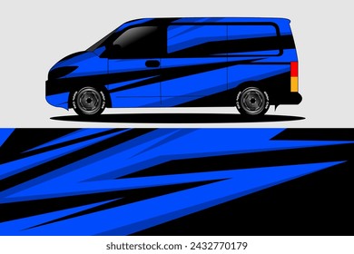 van wrap design Design of wraps, stickers and decals in vector format