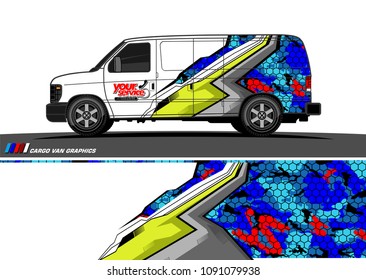 van wrap graphic vector. abstract background for vehicle vinyl branding - Powered by Shutterstock - Get 15% off with code: PIKWIZARD15