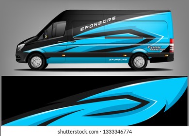 	
Van Wrap Livery design. Ready print wrap design for Van.