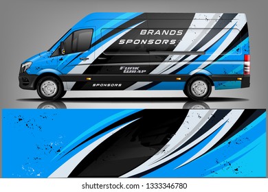 	
Van Wrap Livery design. Ready print wrap design for Van.