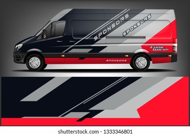 	
Van Wrap Livery design. Ready print wrap design for Van.