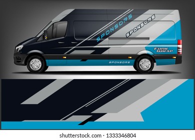 	
Van Wrap Livery design. Ready print wrap design for Van.