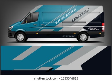 	
Van Wrap Livery design. Ready print wrap design for Van.