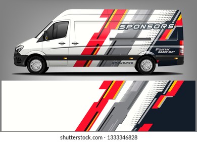 	
Van Wrap Livery design. Ready print wrap design for Van.