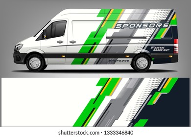 	
Van Wrap Livery design. Ready print wrap design for Van.