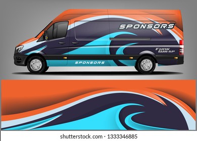 	
Van Wrap Livery design. Ready print wrap design for Van.