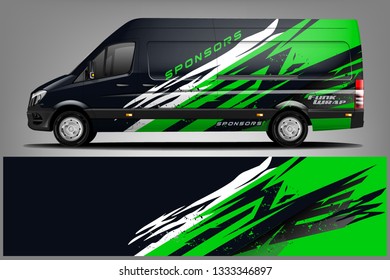 	
Van Wrap Livery design. Ready print wrap design for Van.