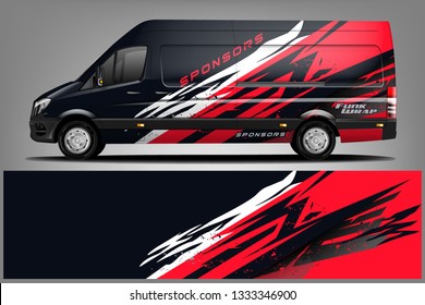 	
Van Wrap Livery Design. Ready Print Wrap Design For Van.