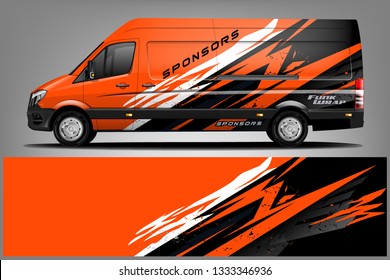 	
Van Wrap Livery design. Ready print wrap design for Van.