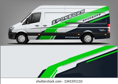 Van Wrap Livery design. Ready print wrap design for Van.
