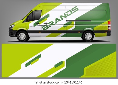 Van Wrap Livery design. Ready print wrap design for Van dekal
