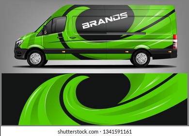 Van Wrap Livery design. Ready print wrap design for Van dekal
