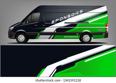 Van Wrap Livery design. Ready print wrap design for Van.
