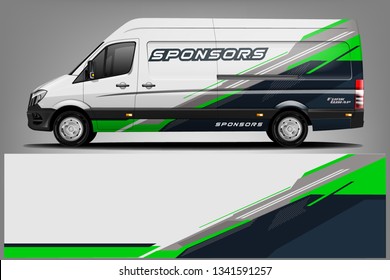 Van Wrap Livery Design. Ready Print Wrap Design For Van.
