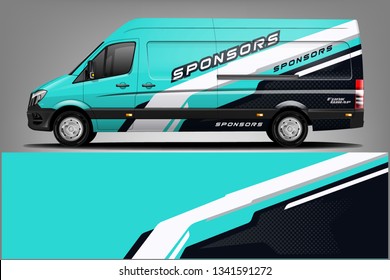 Van Wrap Livery Design. Ready Print Wrap Design For Van.
