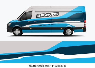 Van Wrap Livery design. Ready print wrap design for Van.
