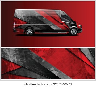 Van Wrap Livery design. Ready print wrap design