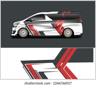 Van Wrap Livery design. Ready print wrap design