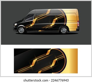 Van Wrap Livery design. Ready print wrap design