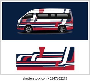 Van Wrap Livery design. Ready print wrap design