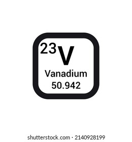 Vanadium chemical element periodic table