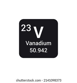 Vanadium chemical element periodic table