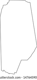 Vance County map in the State of North Carolina