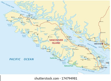 Vancouver Island Map