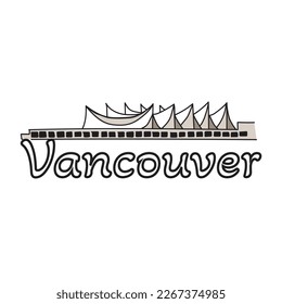 Vancouver White Sails Downtown Canada