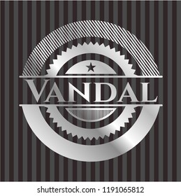 Vandal silver shiny emblem