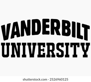 Vanderbilt University Svg,State University Svg,Mascot School Shirt,Game Day Shirt,Football Quotes Svg,Cut File,Silhouette