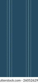 Vandom fabric seamless vector, picnic textile pattern stripe. Vetailed texture lines vertical background in cyan color palette.