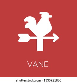  Vane icon. Editable  Vane icon for web or mobile.