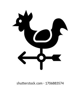 Icono de vane o logotipo símbolo de signo aislado ilustración vectorial - iconos vectoriales de estilo negro de alta calidad
