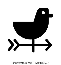 vane icon or logo isolated sign symbol vector illustration - high quality black style vector icons
