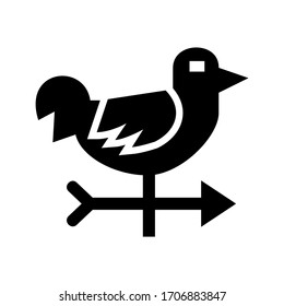 Icono de vane o logotipo símbolo de signo aislado ilustración vectorial - iconos vectoriales de estilo negro de alta calidad

