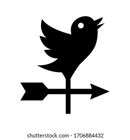 vane icon or logo isolated sign symbol vector illustration - high quality black style vector icons
