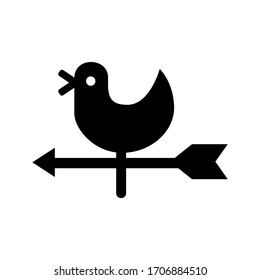 vane icon or logo isolated sign symbol vector illustration - high quality black style vector icons
