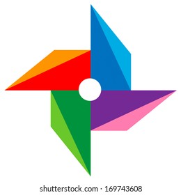vane paper colorful vector