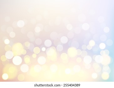 Vanilla bokeh background, abstract with defocused lights.