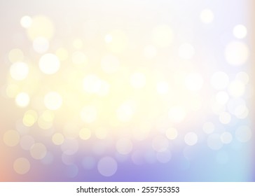 Vanilla bokeh background, abstract with defocused lights.