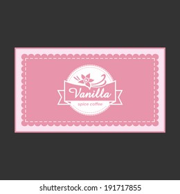 Vanilla cards design.