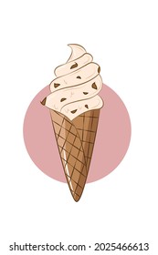 Vanilla cochips Eis