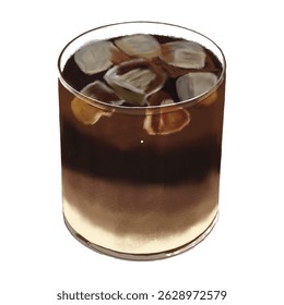 Vanilla espresso americano coffee drink dessert
