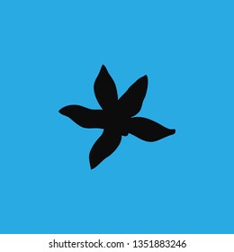 vanilla flower icon vector