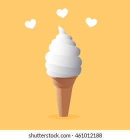 Vanilla Ice cream soft cream