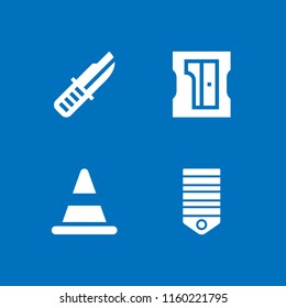 vanilla icon. 4 vanilla set with miscellaneous and cone vector icons for web and mobile app