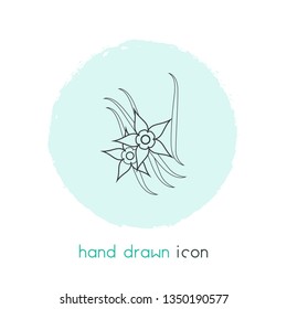 Vanilla icon line element. Vector illustration of vanilla icon line isolated on clean background for your web mobile app logo design.